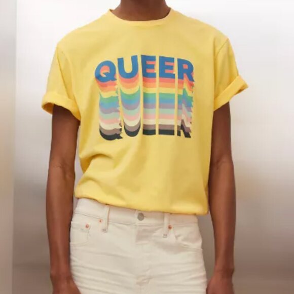 American Eagle Outfitters Pride "Queer" T-Shirt, Large, NWT - Picture 4 of 4